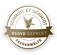 Siegel DSGVO geprüft durch Schmidt et Schmidt